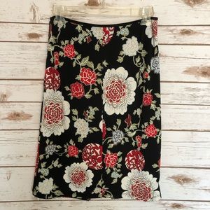 Wild Cat Floral Skirt